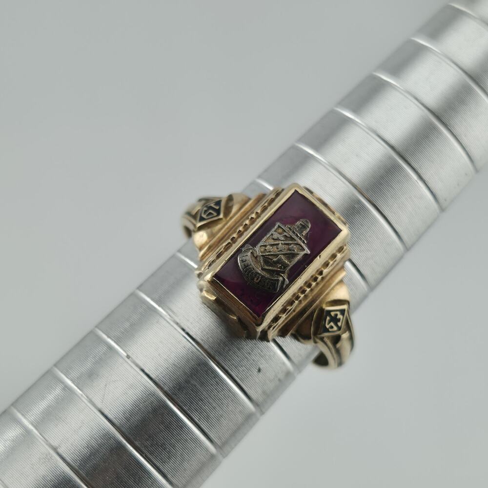 Ferguson 1953 Class Ring 10K Yellow Gold Balfour Size 6.25 Vintage